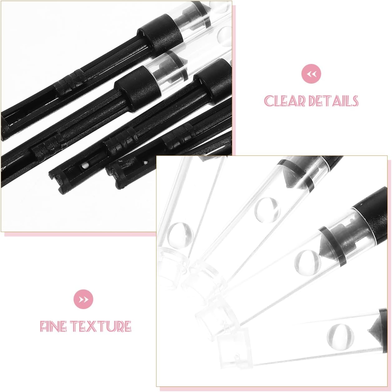 SEWACC 10pcs Ink Converter Replacement for Fountain Pens Ink Absorb Tool Piston Fill Accessories Sturdy and