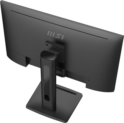 MSI PRO MP273QP E2 27-inch IPS 2560 x 1440 (QHD) Computer Monitor, 100Hz, HDR400, Free-Sync, HDMI, DP Port, VESA Mountable, Height Adjustable, Tilt, Speaker, 1ms, Black
