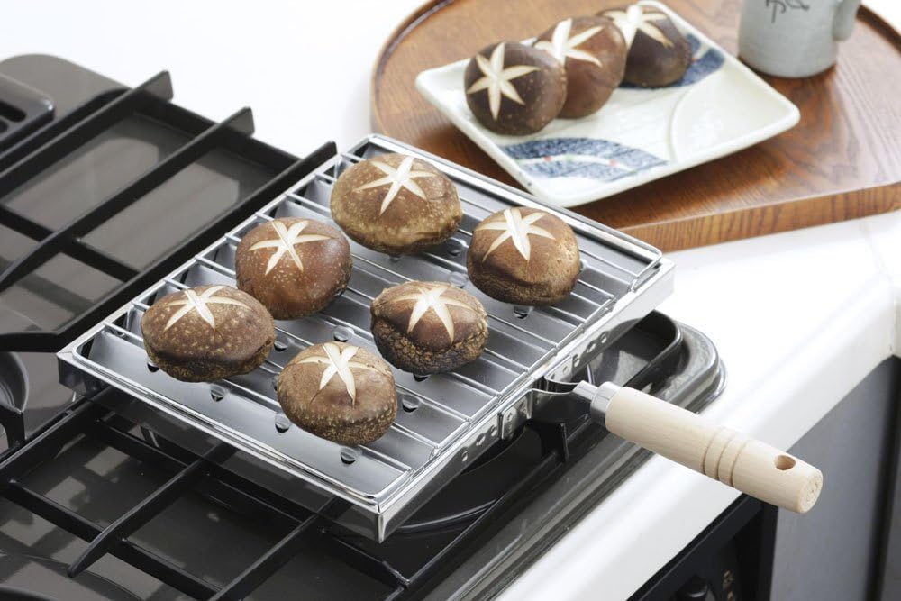 Gas Stovetop Grill Pan | Stainless Steel Indoor Grilling and Roasting Tray