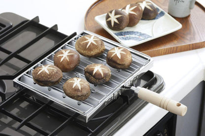 Gas Stovetop Grill Pan | Stainless Steel Indoor Grilling and Roasting Tray
