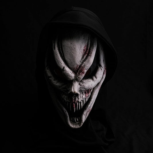 New Scream Scary Latex Mask with scarf Ghost Face Evil Design Full Head Halloween horror Costume Mask