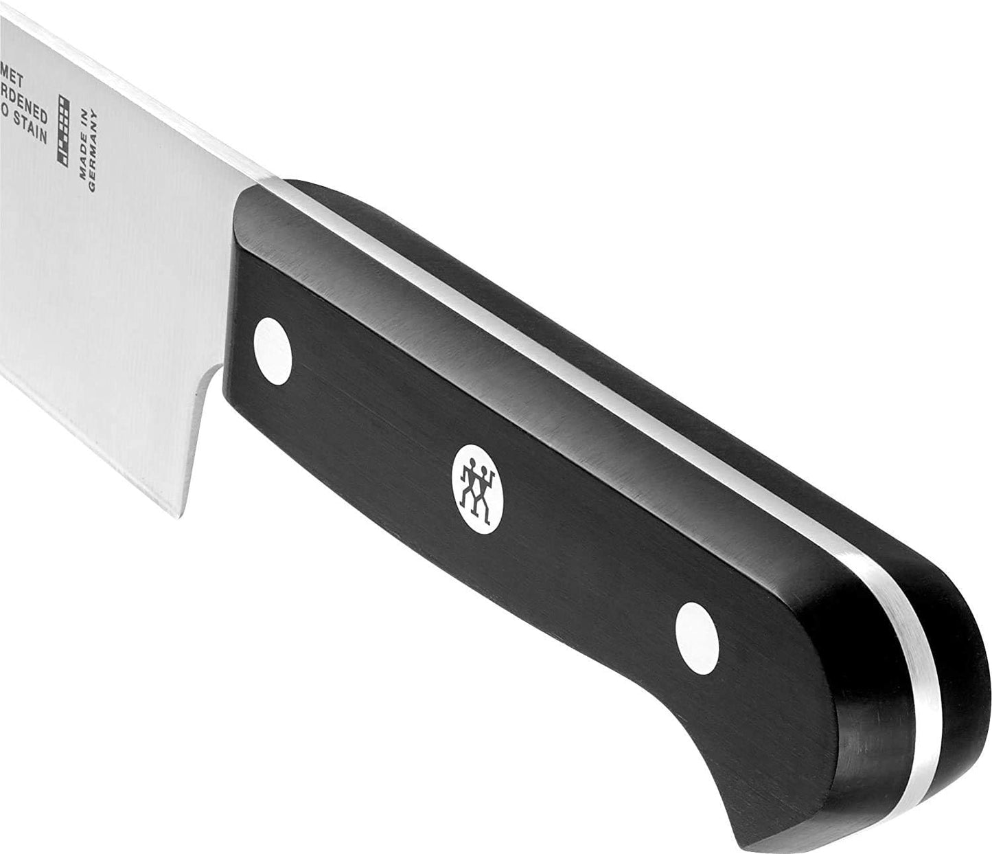 ZWILLING Gourmet 7-Piece Self Sharpening Block Set | Set Contains : 4" Paring | 6" Utility | 5" Tomato/Utility | 8" Bread | 8" Chef | Twin L Multi-Purpose Scissors