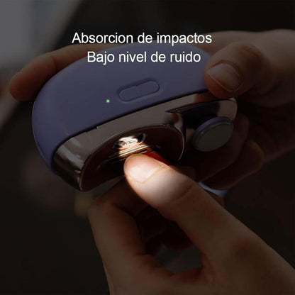 Electric Nail Trimming Tool - 3 in1 Electric Nail Clipper, Toenail and Fingernail Trimmer | Adjustable Nail Cutter Device with LED Light and duall Speed, Nail Grinding and Trimming Kit for Home