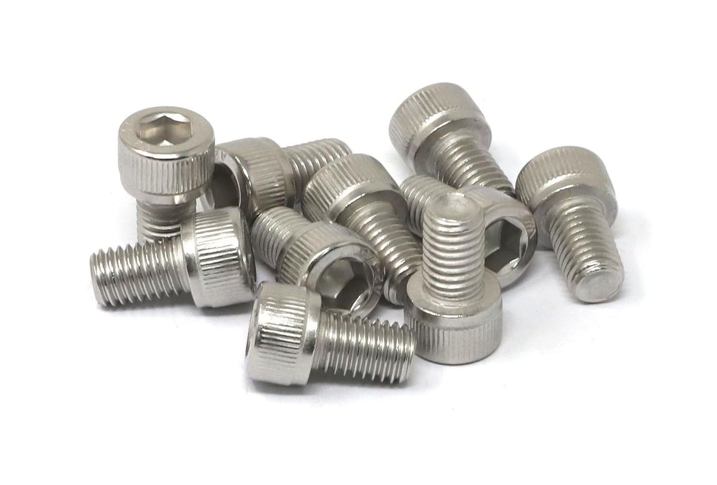 iexcell 25 Pcs M6 x 20mm Thread Pitch 1 mm Stainless Steel 304 Hex Socket Head Cap Screws Bolts Kit