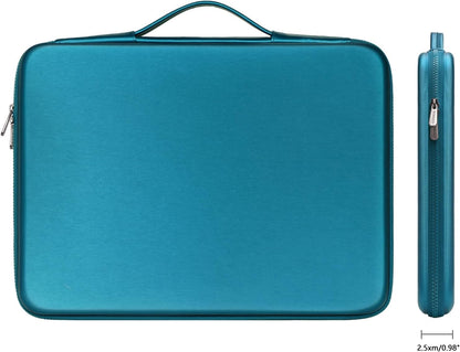 DOMISO 15.6 inch Laptop Sleeve with Handle Protective Shockproof Waterproof EVA Case for 15.6" Yoga 720 IdeaPad 310 320 ThinkPad T570/Legion 5 Gen 6/HP Envy 15/15.6" Notebooks, Dark Blue