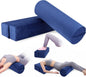 JZHLLA 2 PCS Yoga Bolster Pillow Set with Washable Velvet Cover