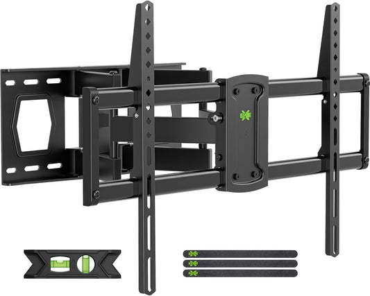 USX MOUNT TV Wall Mount for Most 37-86 inch TVs Hold up to 120lbs, Full Motion Wall Mount TV Bracket Swivel and Tilt, TV Mount with Dual Articulating Arms Extension Max VESA 600x400mm, 16" Wood Studs