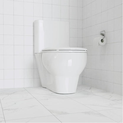 White Elongated Toilet Seat, Slow Close Toilet Cover Seat for Easy Clean and Stain-Resistant, Plastic Toilet Seat with Cover, Quick-Release Hinges and Quick-Attach Hardware