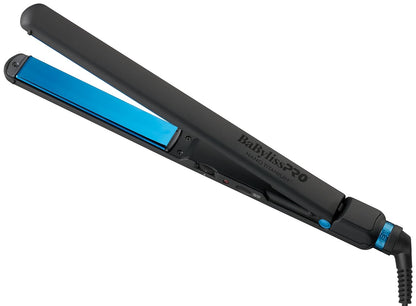BaBylissPRO Nano Titanium & Ceramic Ultra-Slim Hair Straightener, Extra-Long Dual Voltage Flat Iron with Floating Plates