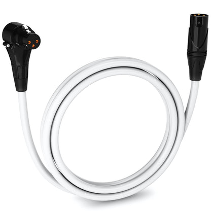 LyxPro 6 Feet XLR Microphone Cable Balanced Male to Female 3 Pin Mic Cord for Powered Speakers Audio Interface Professional Pro Audio Performance and Recording Devices - Blue