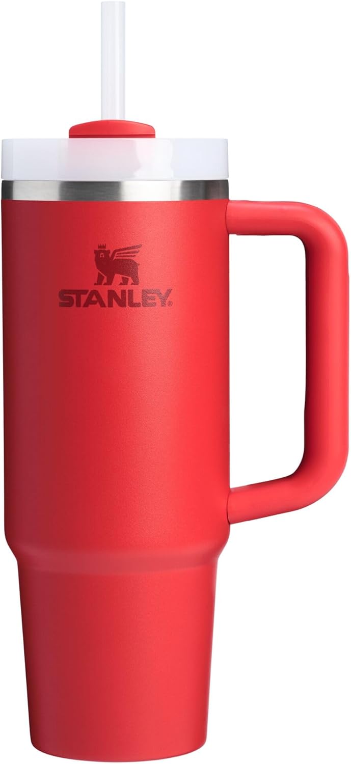 Stanley Quencher H2.0 Tumbler with Handle and Straw 30 oz | Flowstate 3-Position Lid | Cup Holder Compatible for Travel | Insulated Stainless Steel Cup | BPA-Free | Exclusive Lupine