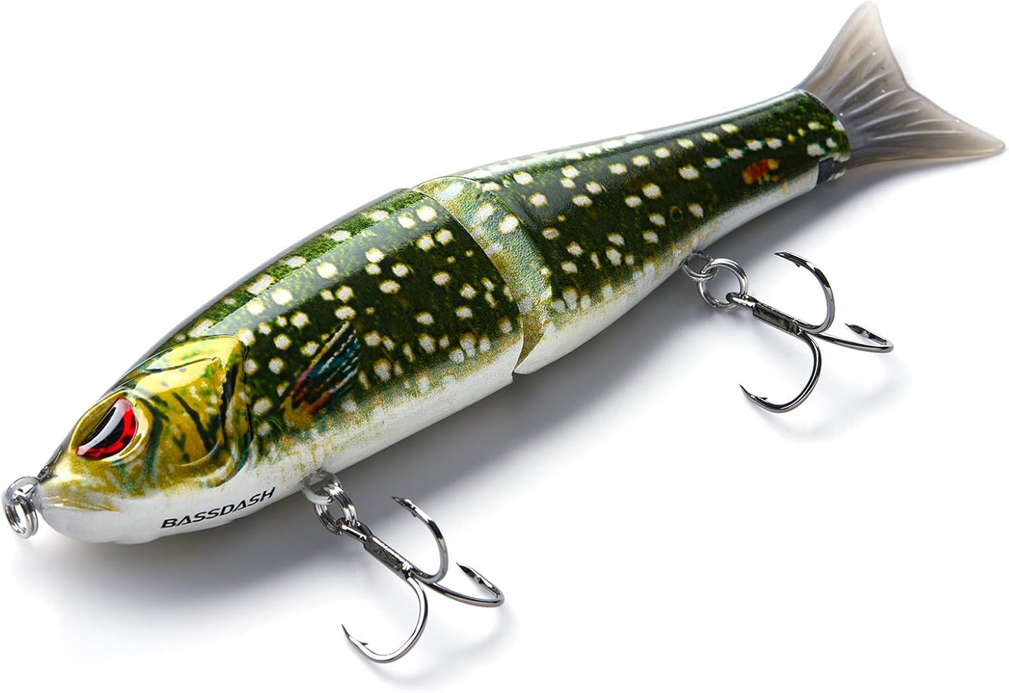 Bassdash SwimShad Glide Baits Jointed Swimbait Bass Pike Salmon Trout Muskie Fishing Lure