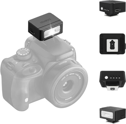 ULANZI Mini Camera Flash SL01 Speedlite Digital Camera Speedlight with Hot Shoe, Compatible with Sony/Canon/Fuji/Nikon/Panasonic/Olympus/Pentax