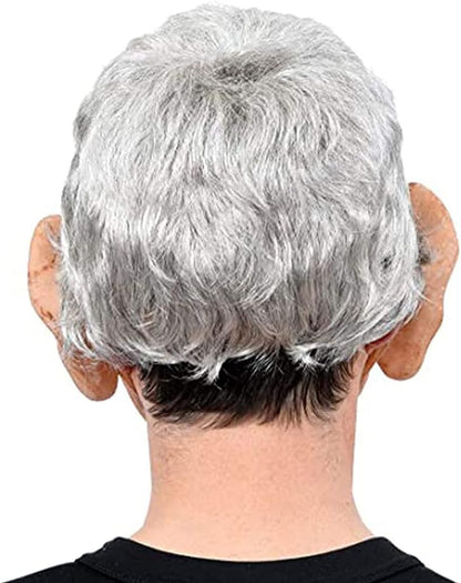 Realistic Old Man Mask Latex Mask for Carnival Halloween Cosplay Party Costume Masquerade Props