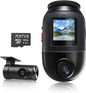 70mai Dual Dash Cam Front and Rear 4K, Car Camera for Cars with Sony IMX678 Sensor, STARVIS 2 Night Vision, AI Motion Detection, ADAS, Wi-Fi 6, Parking Monitor, Voice Control (4K Omni X800)