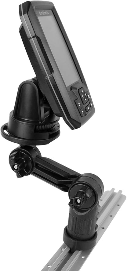 Yak Attack Round Base Fish Finder Mount, Black - FFP-1005