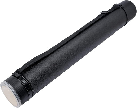 Telescoping Document Tube, Poster Tube with Shoulder Strap, 24.5-40 Inch | Portable Poster Document Storage Tube for Artworks, Blueprints, Drafting and Scrolls, with Strap for Easy Carry