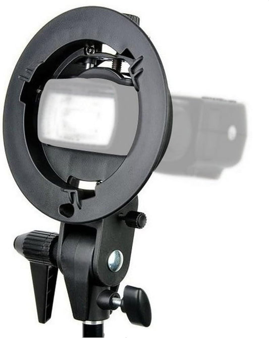 Godox S-Type Bracket Bowens S Mount Holder for Speedlite Flash Snoot Softbox Honeycomb