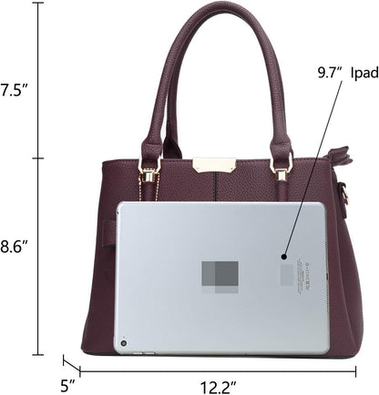 KKXIU Trendy Tote Bag for Women Lightweight Oxford Big Capacity Shoulder Purses and Handbags
