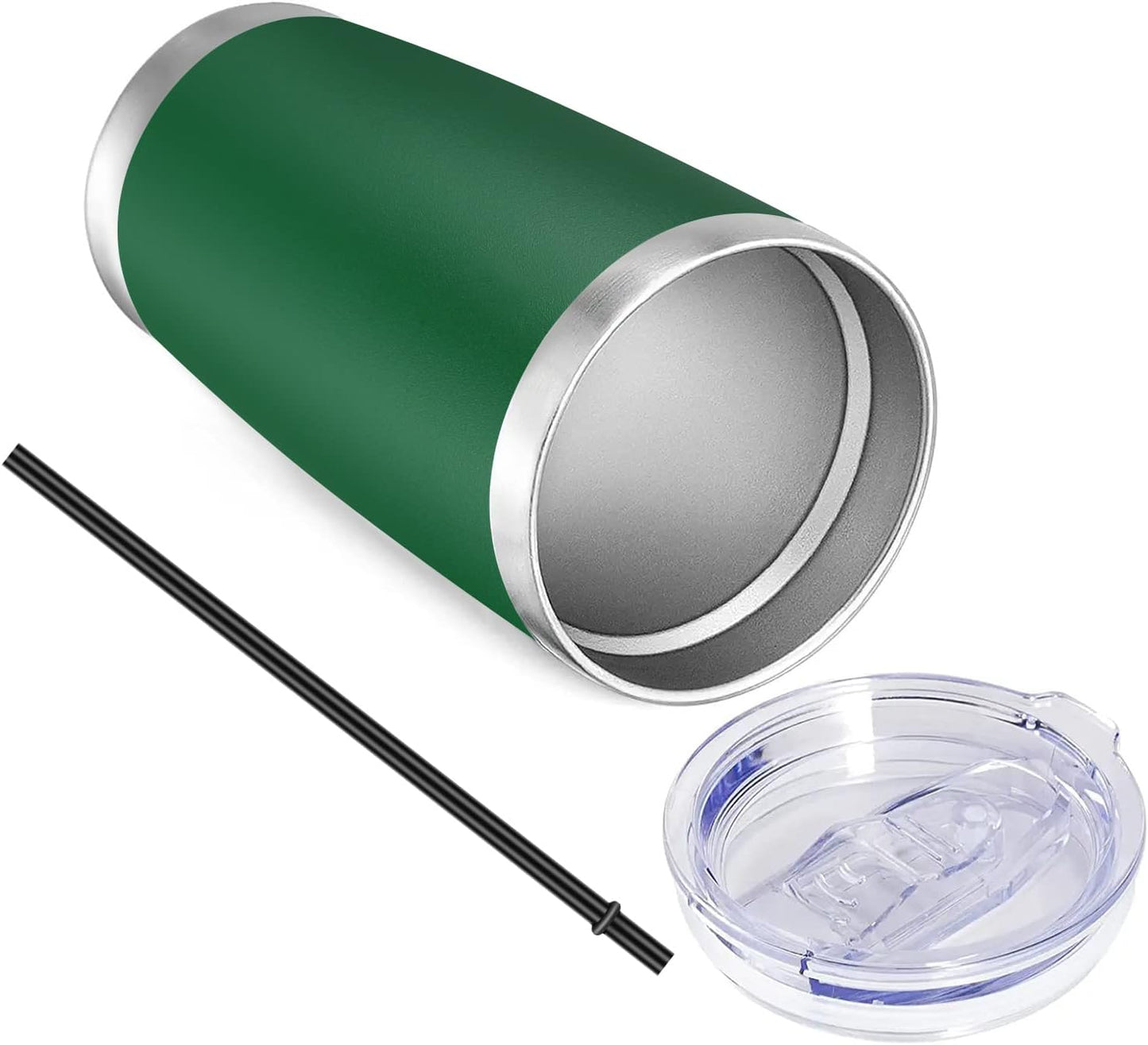 VEGOND 20oz Tumbler with Lid and Straw Stainless Steel Tumbler Cup Bulk Vacuum Insulated Double Wall Travel Coffee Mug Powder Coated Coffee Cup (Bluish Violet 6 Pack)