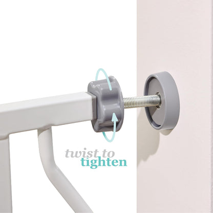 Regalo Easy Step 38.5-Inch (97.75cm) Extra Wide Baby Gate, Award Winning Brand, Includes 6-Inch (15.25cm) Extension Kit, 4 Pack Pressure Mount Kit and 4 Pack Wall Mount Kit