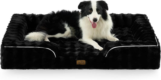 COZY KISS Soft Orthopedic Dog Bed for Extra Large Dogs, XXL Pet Sofa