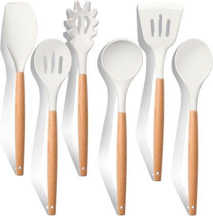 Purilite Select 6-Piece Silicone Cooking Utensil Set