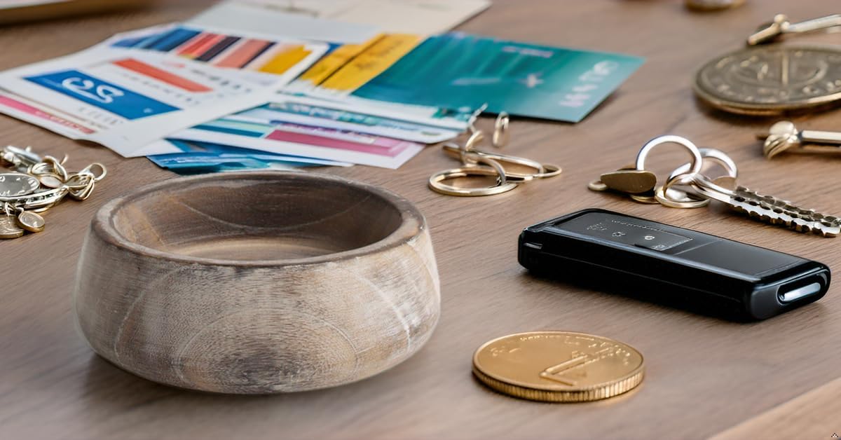 Handmade 6" Wooden Snack Bowl | Decorative Candy Dish | Key Bowl | Tableware Accent | Home Decor for Living Room & Kitchen - PuriLite