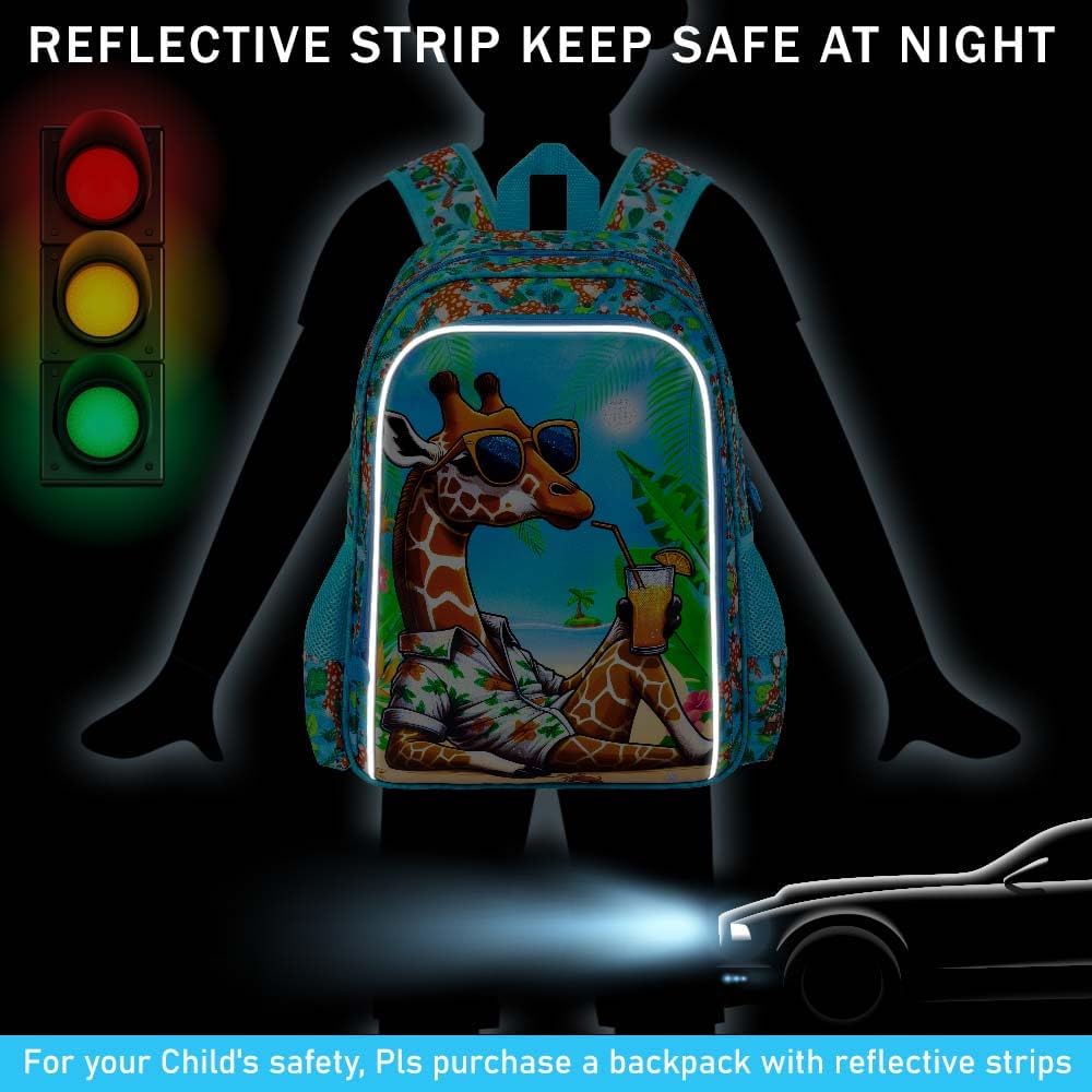 3pcs Backpack for Boys and Girls, 16” Kids Kindergarten Bookbag with Lunch Box, Cute Elementary Backpacks for Boy Girl