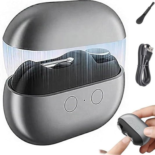 Fanyil/Pubyfun/Vueeze Easyclip Smart Nail Clipper for Seniors, 2025 Upgraded Adults Electric Nail Trimmers, Automatic USB Rechargeable Toenail Clippers, Clip Light Trimmer Stainless Steel(Black)