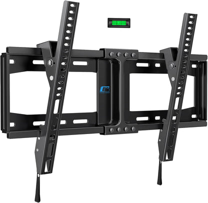 HOME VISION TV Wall Mount Tilt for Most 32-84 inch Flat Curved TV, Low Profile Tilting Wall Mount TV Bracket Fits 16”-18”-24” Wood Stud, Max VESA 600X400mm, Up to 165lbs, Quick Release