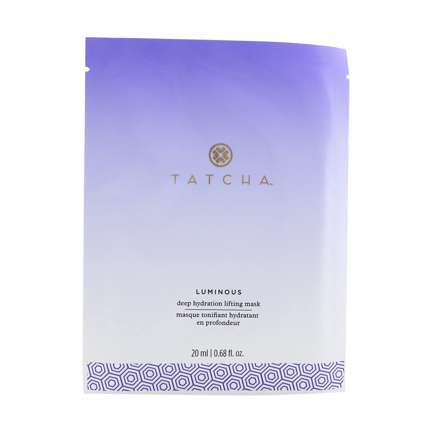 Tatcha Luminous Deep Hydration Lifting Mask | Single Use Mask for Luminous Skin | 20 ml / 0.68 oz