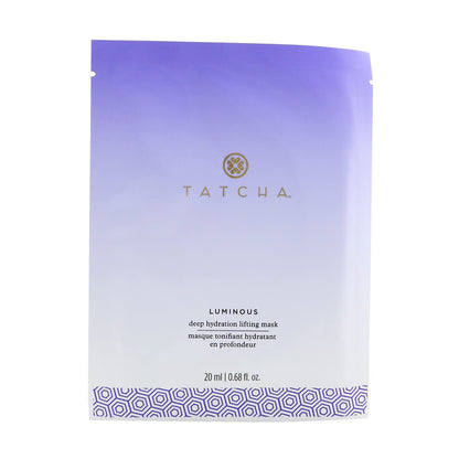 Tatcha Luminous Deep Hydration Lifting Mask | Single Use Mask for Luminous Skin | 20 ml / 0.68 oz