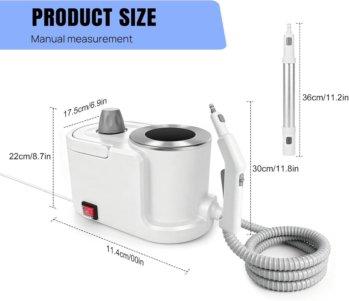 Steam Cleaner,5 Bar Handheld Steamer & Steam Mop,Steamer Cleaning for Home