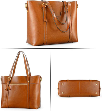 Purilite Select Women’s Vintage Leather Tote Bag