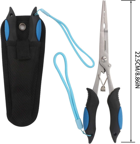 Fishing Tool Kit Fishing Pliers, Fish Lip Gripper, Handheld Digital Fishing Scale, Fishing Hook Remover, Ice Fly Fish Pliers, Fishing Accessories Fishing Gear Fishermen Gift - PuriLite