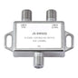 Satellite Switch, 0/22KHz, Compact Zinc Alloy TV Switch, Stable, Professional Easy to Use, Premium Material, for Switching TV Channels