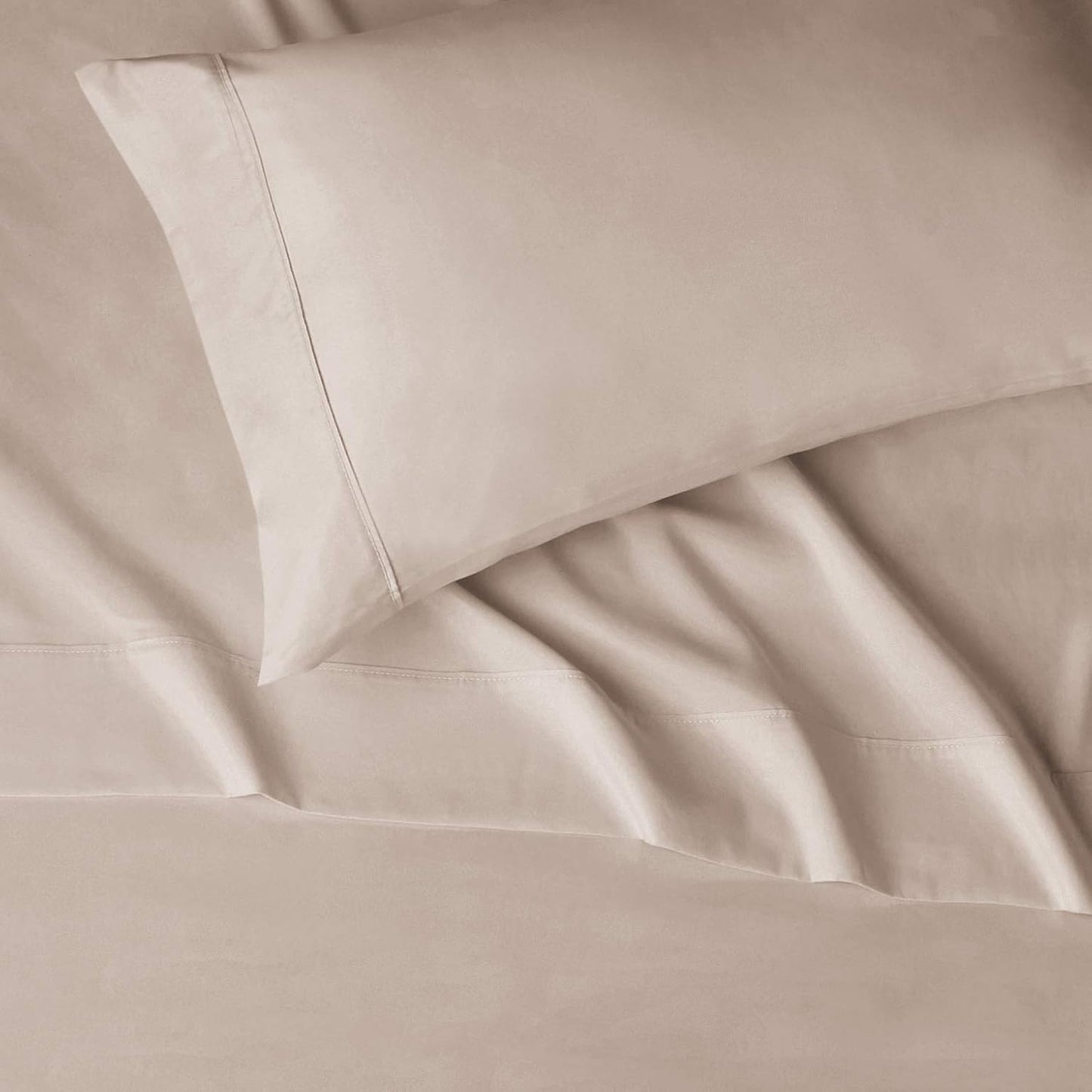 Amazon Basics Lightweight, Breathable Microfiber 4-Piece Bed Sheet Set with 14-Inch Deep Pockets, Full, Blush Pink, Solid