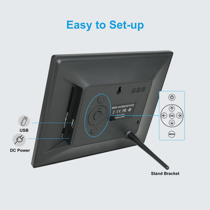 [2025 Newest] Digital Day Calendar Clocks 3 Medicine Reminders Extra Large 8 Inch Non-Abbreviated Day Date Month Dementia Senior Clock for Eldarly Memory Loss Vision Impaired Clock