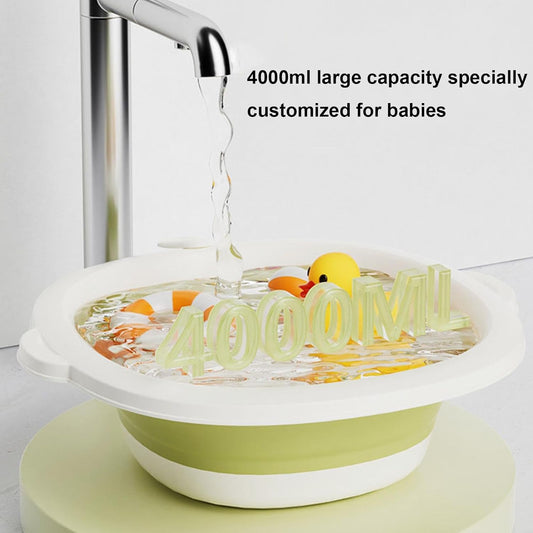 Baby Wash Basin - Hangable Hand Wash Basin Foldable Baby Bathtub - Non-Slip Foldable Wash Bin Bottle Wash Basin for Children - PuriLite