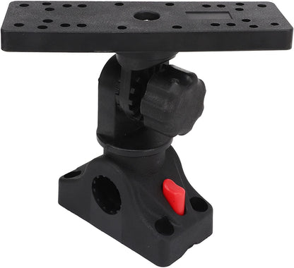 Fish Finder Holder Base Boat Fish Finder Electronics Mount Fish Finder Holder Base, Marine Electronic Fish Finder Mount Turn Assemblies