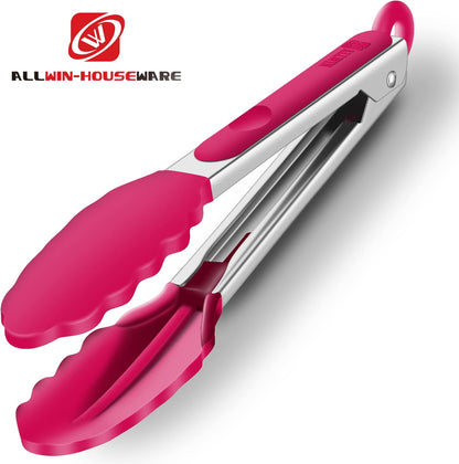 Purilite Select Silicone &amp; Stainless Steel Kitchen Tongs