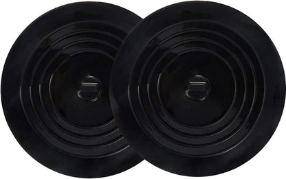 V-TOP Tub Stopper 2 Pack, 6 inches Large Silicone Drain Plug Hair Stopper Flat Suction Cover for Kitchen Bathroom Accessories and Laundry