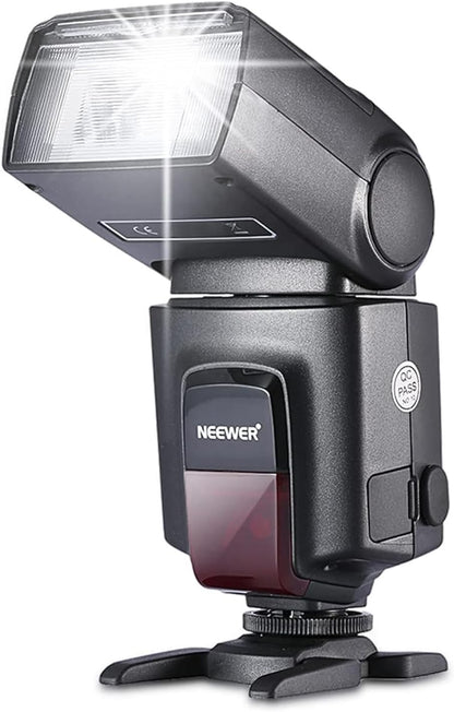 NEEWER TT560 Flash Speedlite with M/S1/S2 Mode, Manual Universal Single Contact Speedlight Compatible with Canon Nikon Panasonic Olympus Pentax Sony DSLR & Mirrorless Cameras with Standard Hot Shoe