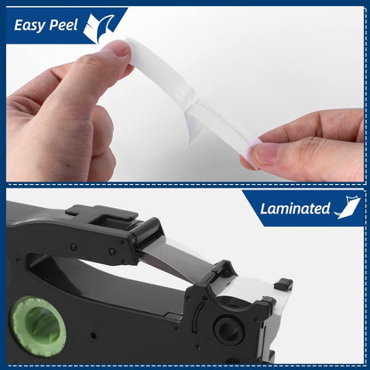 5 Pack Compatible with Brother Label Maker Tape P Touch TZe TZ Tape 12mm 0.47'' Laminated White TZe-231 TZ 231 Label Tape for Brother P-Touch PT-H110 PT-D210 PT-D600 PT-D400AD PT-1290
