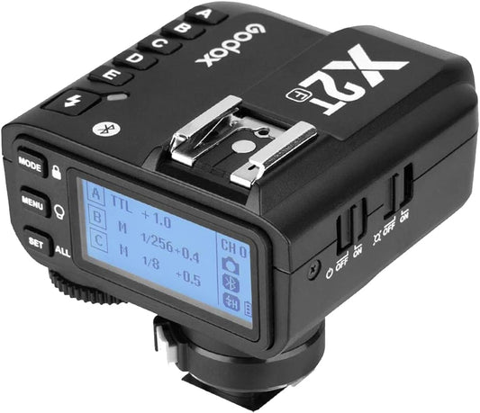 Godox X2T-F TTL Wireless Flash Trigger for FUJIFILM Bluetooth Connection Supports iOS/Android App Contoller, 1/8000s HSS, TCM Function,Relocated Control-Wheel,New AF Assist Light