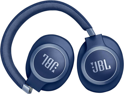 JBL Live 770NC - Wireless Over-Ear Headphones with True Adaptive Noise Cancelling with Smart Ambient, Up to 65 Hours of Battery Life, Comfort-fit Fabric Headband & Carrying Pouch (Black)