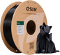 eSUN PLA Plus Filament 1.75mm, PLA Pro PLA+ 3D Printer Filament, Dimensional Accuracy +/- 0.03mm, 2.2 LBS (1KG) Spool 3D Printing Consumables for Most FDM 3D Printers, Black