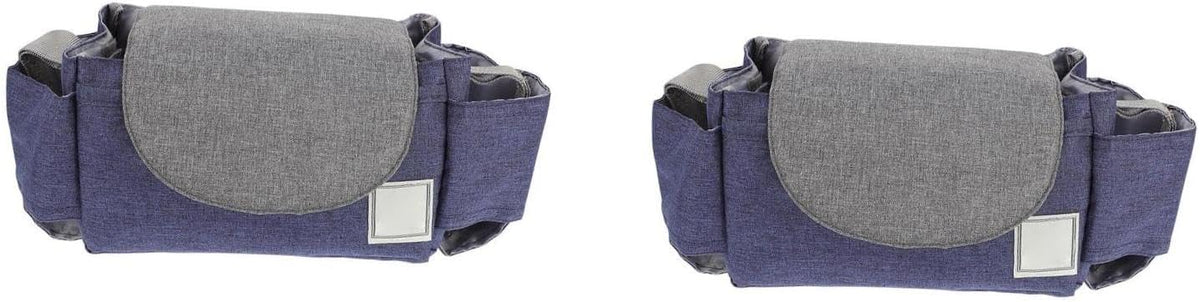 Yardwe 2pcs Diaper Pouch Stroller Hanging Organizer Storage Pouch for Supplies