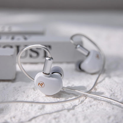 Linsoul 7HZ G1 in-Ear Monitor, 10mm DLC Diaphragm Dynamic Driver IEM Earphone, Wired Gaming Earbuds with Detachable OFC Silver-Plated Cable for Musician Audiophile (3.5mm No Mic, Black)